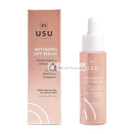 Anti Aging Lift Serum 30ml - Tightens Skin and Reduces Wrinkles - Restores Elasticity - Rejuvenates Skin - Firming and Antioxidant Effect - USU Cosmetics