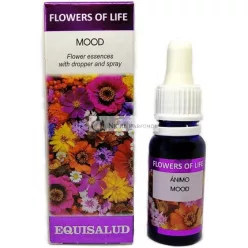  Flowers of Life Mood Certified Organic Natural Flower Remedy 15ml Dropper and Spray