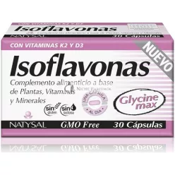   Nutricosmetics Natysal Isoflavonas Con Vitaminas K2 D3 Nuevo 30 Cap