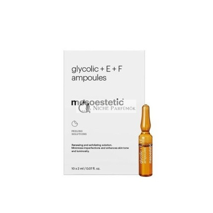 MESOESTETIC Glycolic E F Ampoules Exfoliating Treatment 10x2ml