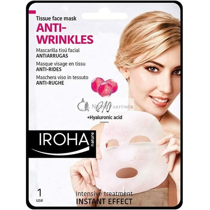 Iroha Nature Anti Wrinkles Tissue Face Mask Q10 1 Unit - Flash Effect