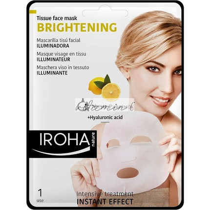 Iroha Intensive Cloth Face Mask with Vitamin C and Hyaluronic Acid