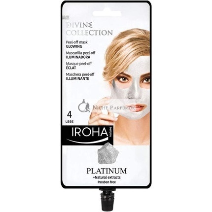 Iroha Nature Platinum Peel Off Face Mask Brightening Face Mask