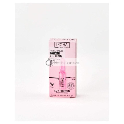 Iroha Nature Ampoule Instant Lifting and Anti Fatigue with Soy Protein and Hyaluronic Acid