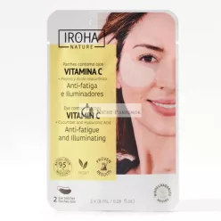   IROHA NATURE Eye Moisture Anti-Wrinkle Patches with Vitamin C, Cucumber, and Hyaluronic Acid