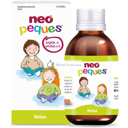 NEO PEQUES Children's Relax Syrup 150ml - Helps Reduce Nervous Restlessness and Anxiety in Children - Mainly Contains Lemon Balm, Passionflower, and Chamomile