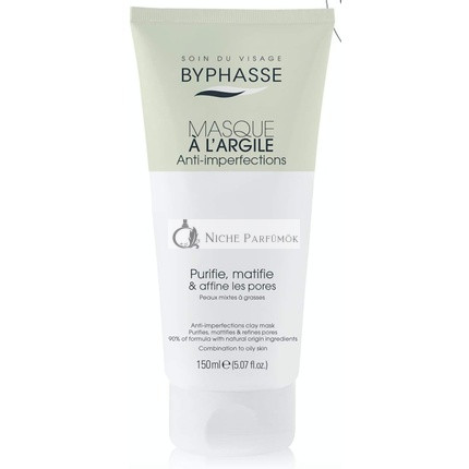 BYPHASSE Clay Mask Anti Imperfections for Combination to Oily Skin 150ml