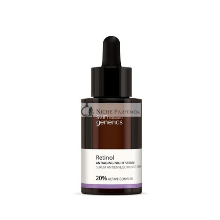 SKIN GENERICS Anti-Aging Serum with Retinol and Vitamin C 30ml - Paraben-Free and 100% Vegan