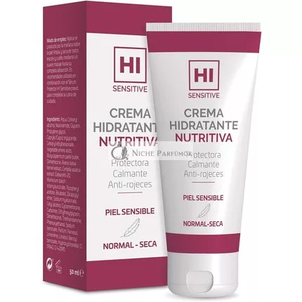 HI Sensitive Nourishing Moisturizing Cream with Shea Butter for Sensitive Skin Face Neck Cleavage