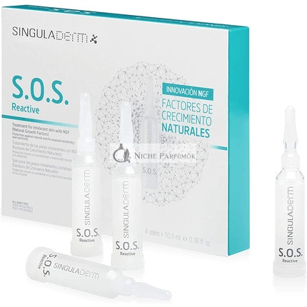 Singuladerm SD S.O.S Reactive Intensive Protective Serum for Sensitive/Reactive Skin 4 Vials 42ml