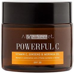   Alma Secret POWERFUL C Anti-Aging Brightening Cream with Vitamin C, Ginseng & Moringa SPF 30 50ml