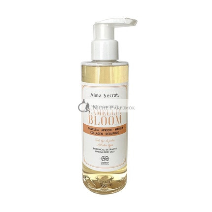 Camellia Bloom Face Cleansing Oil with Vegan Collagen, Redupore, and Green Tea Extracts 200ml