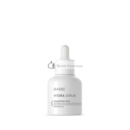 LABORATORIOS BABÉ Hydra Serum 30ml Hyaluronic Acid Multimolecular Face Serum 4 Types of Hyaluronic Acid Long-Lasting Moisturization with Volume Effect Face Serum Smooth AH Multimolecular Serum