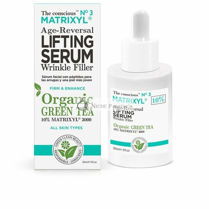 The Conscious Matrixyl Age Reversal Lifting Serum Organic Green Tea 30ml Women