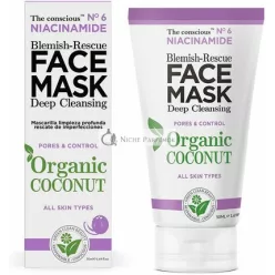 Niacinamide Blemish-Rescue Face Mask Organic Coconut 50ml