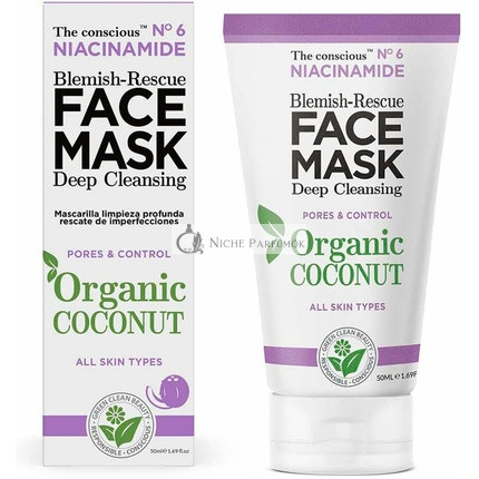 Niacinamide Blemish-Rescue Face Mask Organic Coconut 50ml
