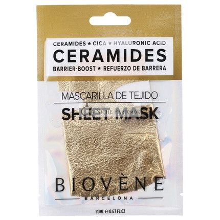 Biovene Sheet Mask With Ceramides, Cica, And Hyaluronic Acid - 1 Piece