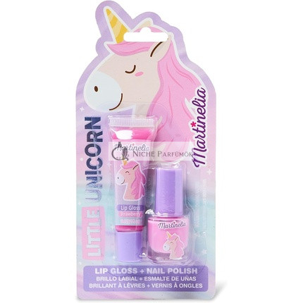 Set of Lip Gloss and Nail Paint for Children Unicorn
