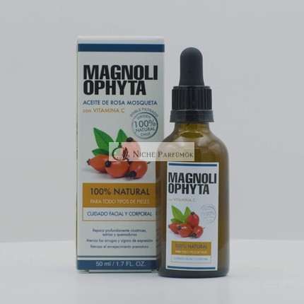 Magnoliophyta Rosehip Oil and Vitamin C Facial and Body Oil 50ml