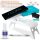 Beauty Nude Starter Kit with 2 Pre-treated Premium Gel Sheets UV/LED Nail Lamp Glossy Gel Top Coat Semi-cured Gel Nails Gel Nail Sticker