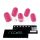 NOOVES NAILS Premium Pre-Cure Gel Nail Foils Barbie Girl Pink Semi-Hardened Gel Nail Strips Semi-Permanent Gel Stickers Gel Stickers Gel Stickers