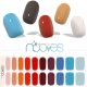 NOOVES NAILS Premium Pre-Cure Gel Nail Foils Melody Multicolor Semi-Hardened Gel Nail Strips Semi-Permanent Gel Stickers