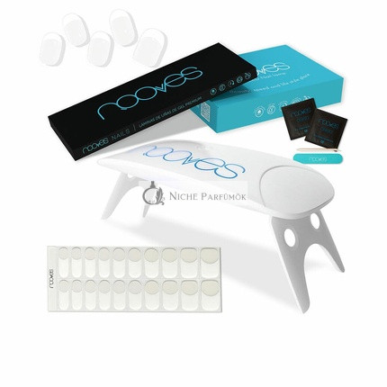 NOOVES PREMIUM Gel Nail Sheets Case with 8W Portable UV/LED Nail Lamp - Pack of 5