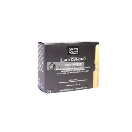 MartiDerm Skin Complex Advanced Highly Concentrated Serum Ampoule for Women and Men with Proteum 89+ 25% Vitamin Complex 15% Vitamin C Chrono-Aging Control Nourishes and Restores 10 Ampoules