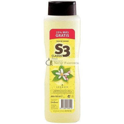S3 Eau de Toilette 600ml + 150ml - Pack of 2