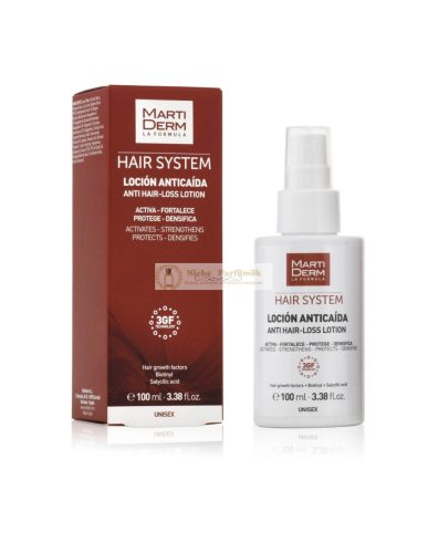 Martiderm Hair System 3GF Anti Hair-Loss Lotion Leave-In Care Against Hair Loss 100 ml
