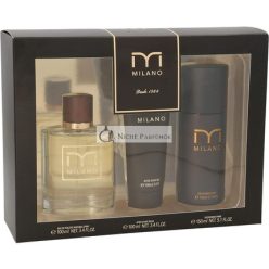   Milano Cologne Pack 100ml + After Shave 100ml + Deodorant Spray 150ml