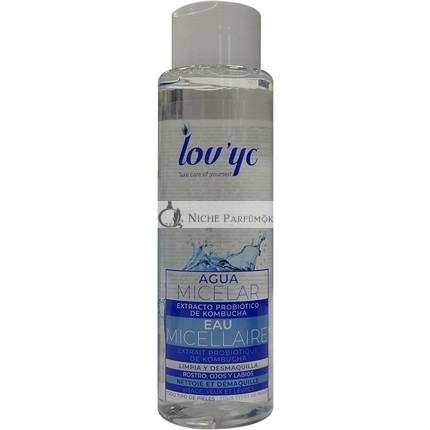 LOVYC Probiotic Kombucha Micellar Water for Face Eyes and Lips 500ml