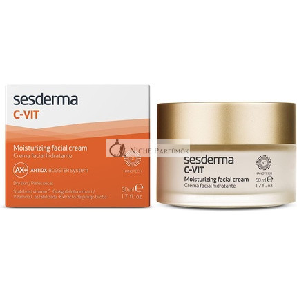 Sesderma C-Vit Moisturising Face Cream with Vitamin C for Hydrated and Radiant Skin 50ml