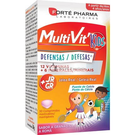 Forté Pharma Energy Junior Multivitamins 30 Tablets