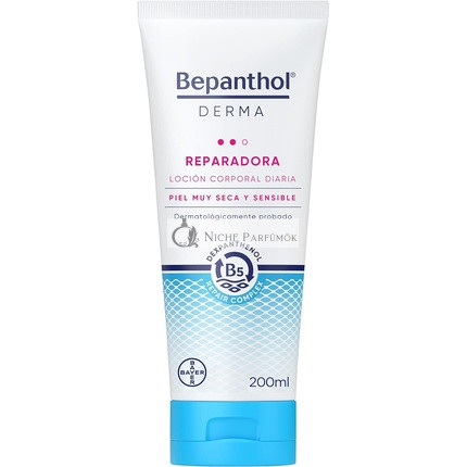 Bepanthol Derma Repair Body Lotion Immediate and Long Lasting Moisturizing for Very Dry and Sensitive Skin Daily Use 200ml