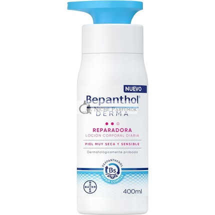 Bepanthol Derma Repair Body Lotion Immediate and Long Lasting Hydration for Very Dry and Sensitive Skin Daily Use 400ml