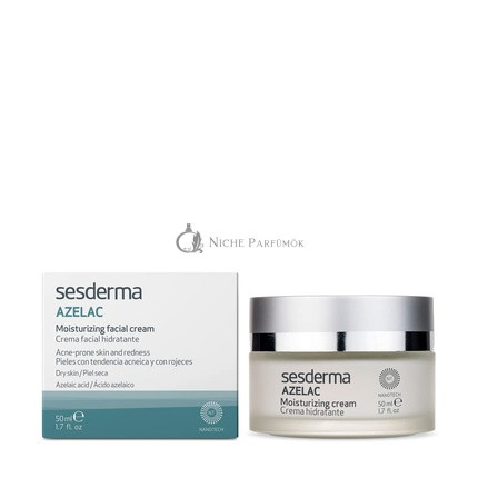 Sesderma Azelac Moisturizing Cream for Sensitive Skin with Pigmentation Spots Azelaic Acid Vitamin E Reduces Redness