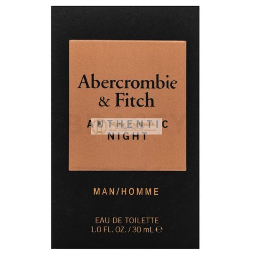 Abercrombie & Fitch Authentic Night Man Eau de Toilette for Men 30 ml