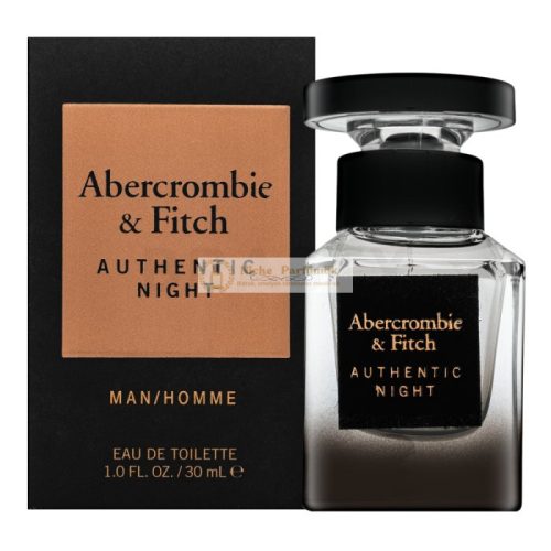 Abercrombie & Fitch Authentic Night Man Eau de Toilette for Men 30 ml