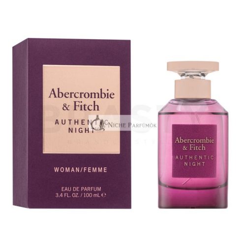 Abercrombie & Fitch Authentic Night Woman Perfumed Water for Women 100 ml
