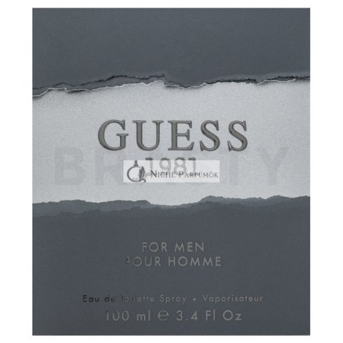 Guess 1981 Eau de Toilette for Men 100 ml