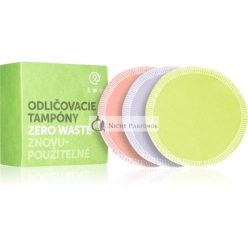   Two Cosmetics Reusable Makeup Removal Pads - Pack of 7, Zero Waste fabric