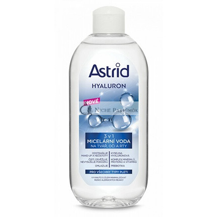 Micellar Water for Face, Eyes and Lips 3 in 1 with Hyaluronic Acid 400 ml