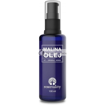 Raspberry Oil Cold Pressed 100ml Renovality - Made in Czech Republic