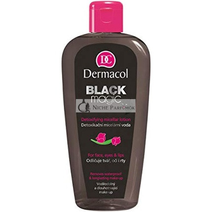Dermacol Black Magic Detoxifying Micellar Lotion Micellar Water for Normal/Mixed Skin 200 ml