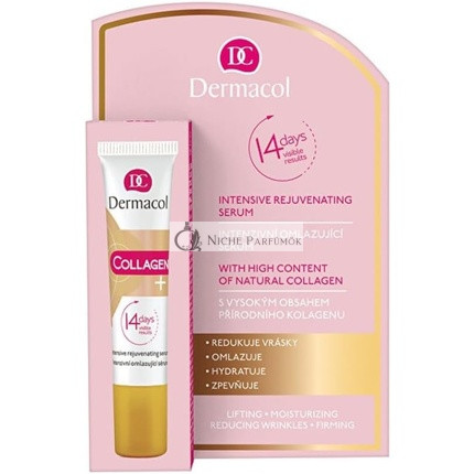 Dermacol Collagen+ Intensive Rejuvenating Serum Intensive Hydrating Serum Against Wrinkles 12 ml