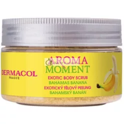   Dermacol Aroma Moment Bahamas Banana Exotic Body Scrub - Cukrovy Peeling S Bananovou Vuni