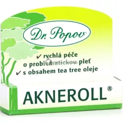   Dr. Popov Akneroll with Tea Tree 6 ml - Localized Treatment for Acneic Skin Imperfections