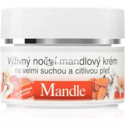   Bione Cosmetics Almonds Night Nourishing Cream - 51 ml, for Very Dry and Sensitive Skin