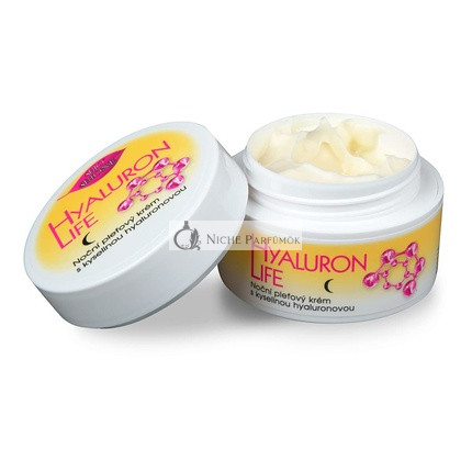 Bio 100% Bio & Vegan Hyaluronic Acid Night Cream without Silicones, Parabens, Mineral Oil 51ml